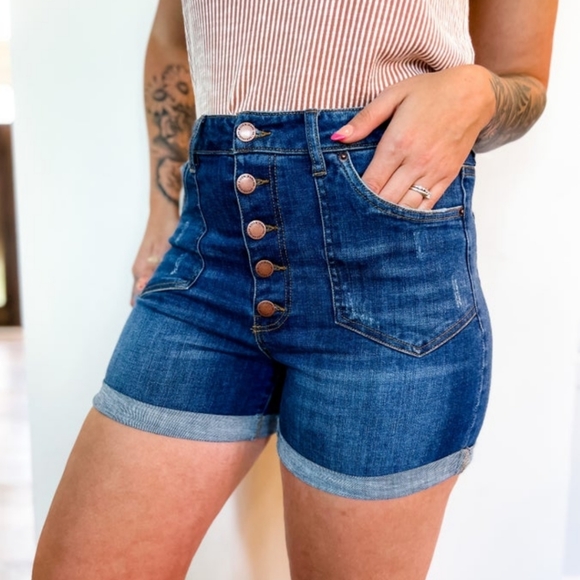 Risen Pants - Risen denim shorts New!